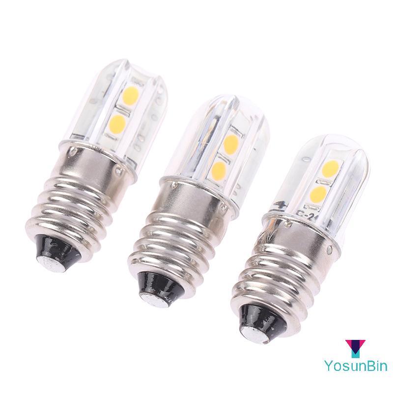YosunBin] E10 หลอดไฟ LED 6V 12V 24V อัพเกรด 4LED เปลี่ยนโคมไฟตัวบ่งชี้ ไฟหน้า มอเตอร์ ใหม่