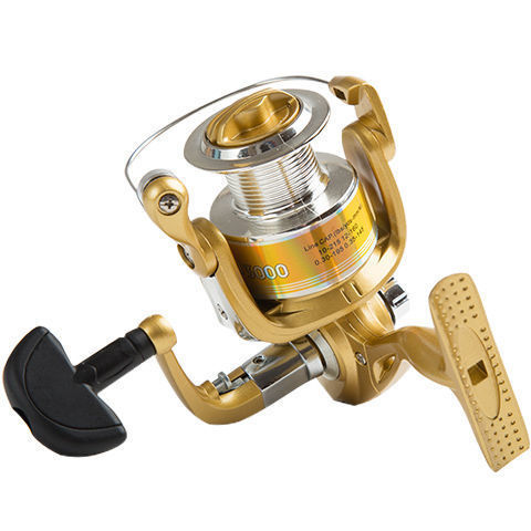 Metal Gear Electroplated Head Fishing Reel Spinning Wheel Full Metal Core Spinning Wheel Jingxun Out