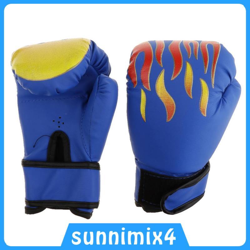 [H2Sports] นวมชกมวยระบายอากาศ PU Leather สําหรับเด็กอายุ 4-12 ปี