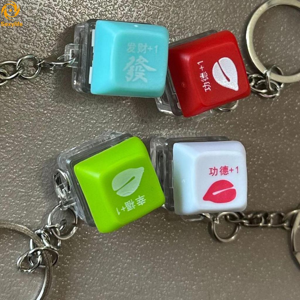 คีย์บอร์ด Fidget Toys Finger Keyboard Toy LED Stress Relief Clicker Fidget Toys สําหรับผู้ใหญ่และเด็