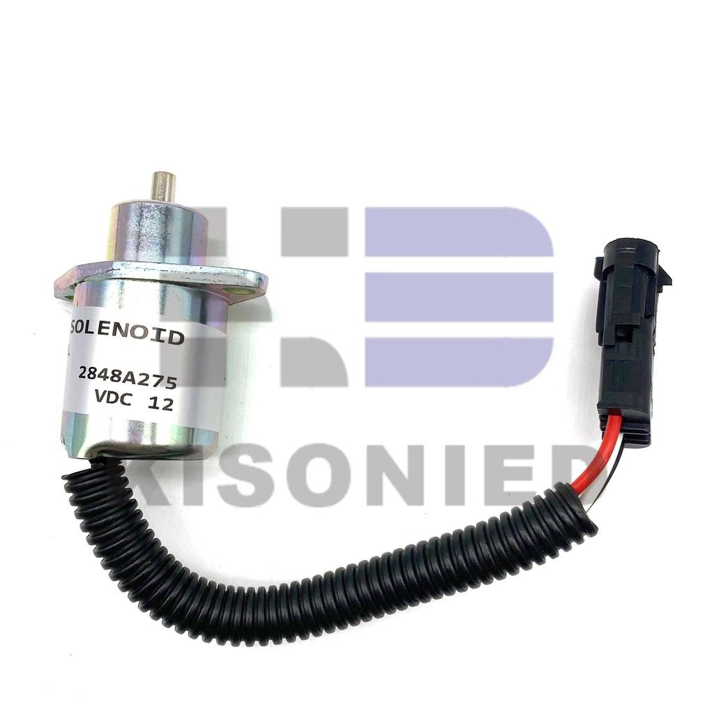 การใช้ปิด Solenoid 2848A275 2848A271 2848A279 SA-494-12 สําหรับ Perkins 700 Series เครื่องยนต์ Hyste