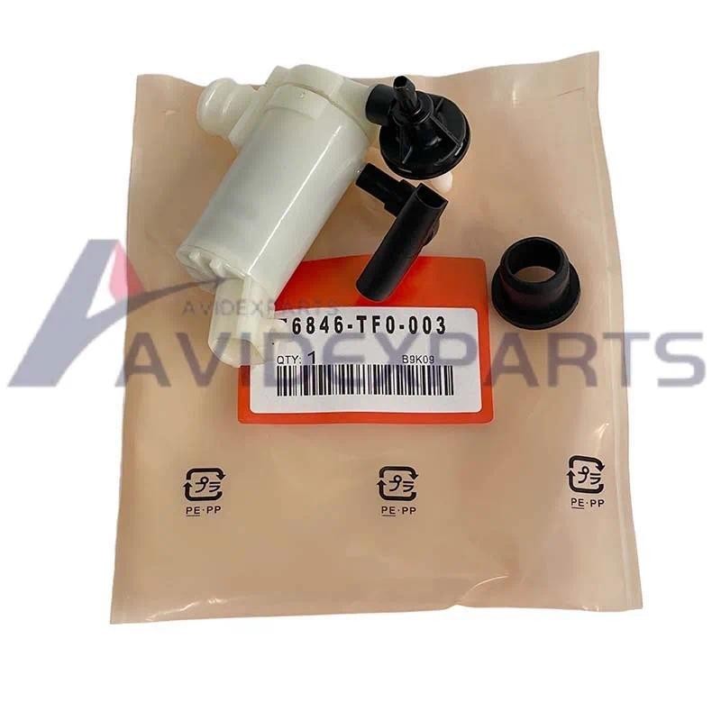 76846-TF0-013 เหมาะสําหรับ Honda Fit Civic Odyssey CRV มอเตอร์สเปรย์ปัดน้ําฝนด้านหน้า