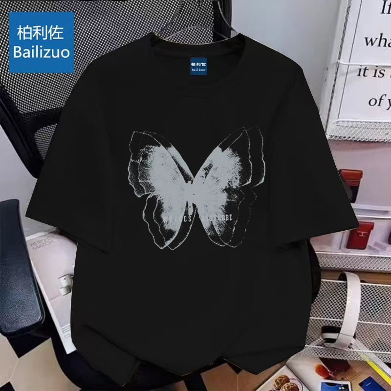 เกาหลีเกาหลี 2026vibe Street Wear ฤดูร้อนผู้ชายรอบคอหลวมแขนสั้นเสื้อยืด Casual All-Match สไตล์ขี้เกี