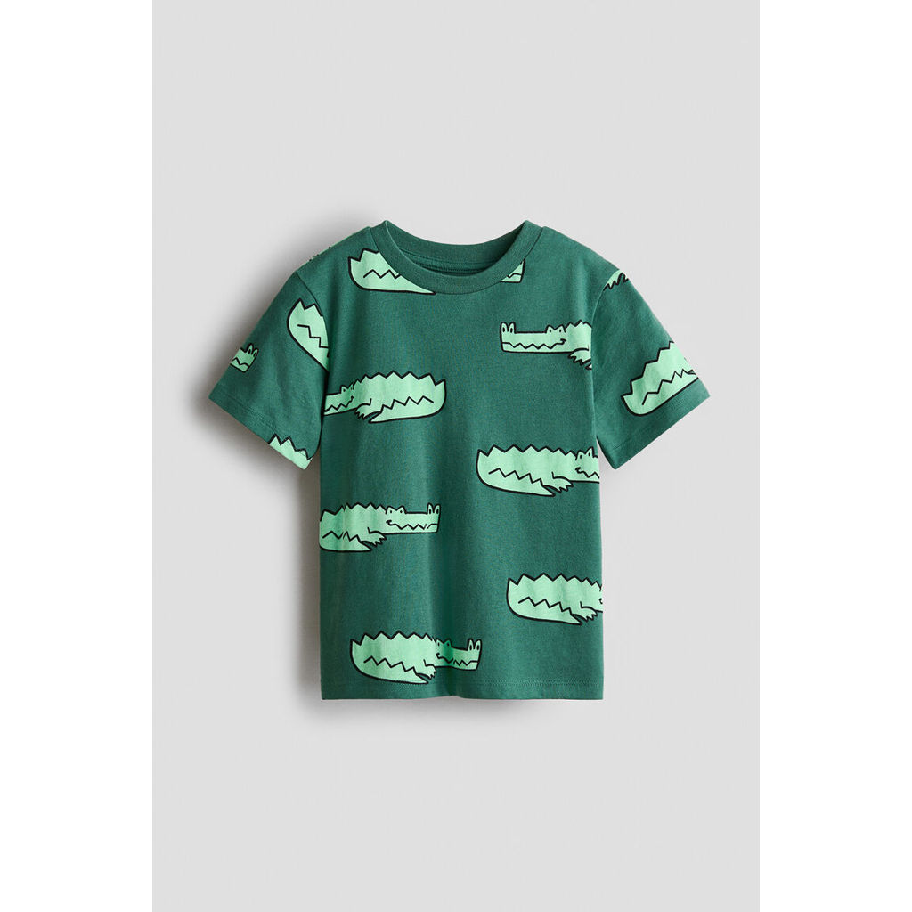 H&M(เอชแอนด์เอ็ม) เสื้อยืดผ้าฝ้ายพิมพ์ลาย เด็กผู้ชาย 1323877_8
