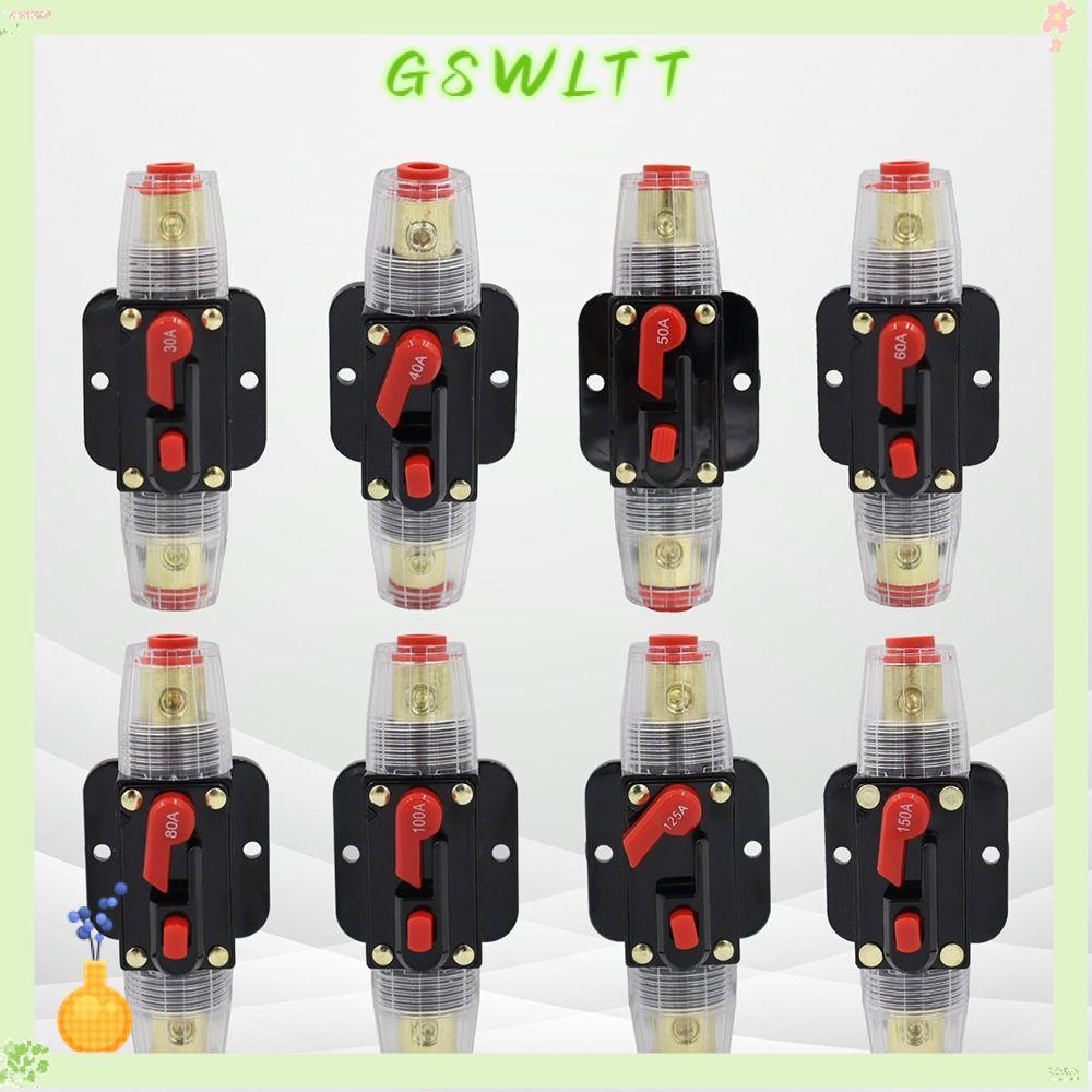 GSWLTT DC Resettable Circuit Breaker, 150A 125A 100A 80A 60A 50A 40A 30A Self Recovery Circuit Break
