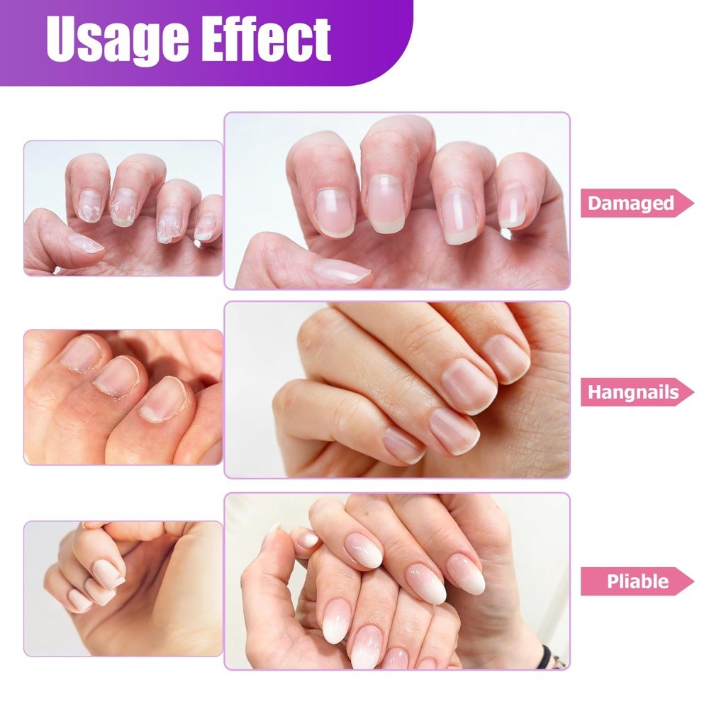 2 in 1 Cuticle Oil Pusher ปากกาเซรามิคเล็บเครื่องมือ รูปที่ 4
