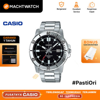 Jam Tangan Pria Analog Casio Standard MTP-VD01D-1EVUDF MTPVD01 MTP-VD01D Enticer Stainless Steel Band