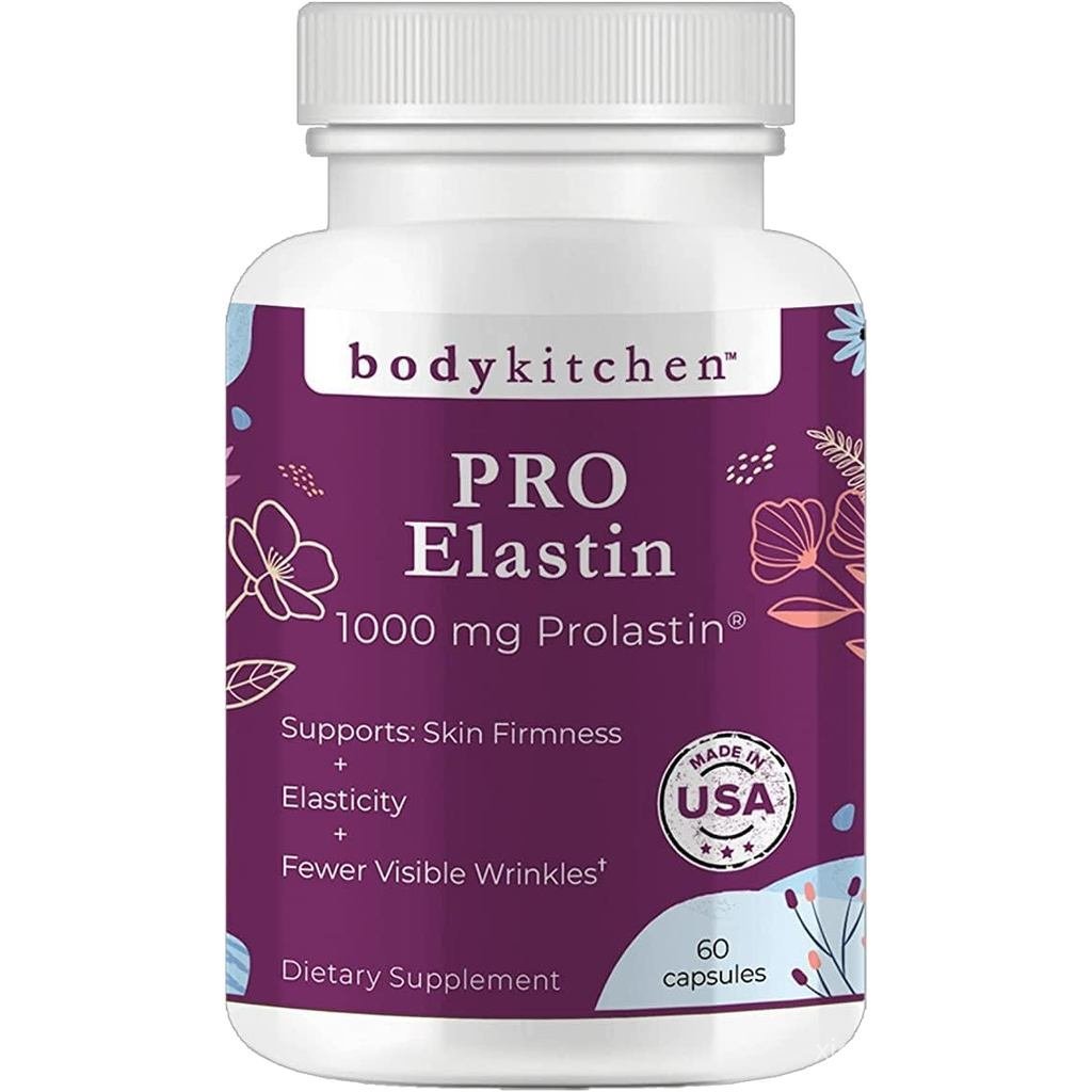 Body Kitchen ProElastin 1000 mg Elastin ช่วยลดสัญญาณ Aging ปรับปรุงผิวให้แข็งแรงและความยืดหยุ่น Fewe