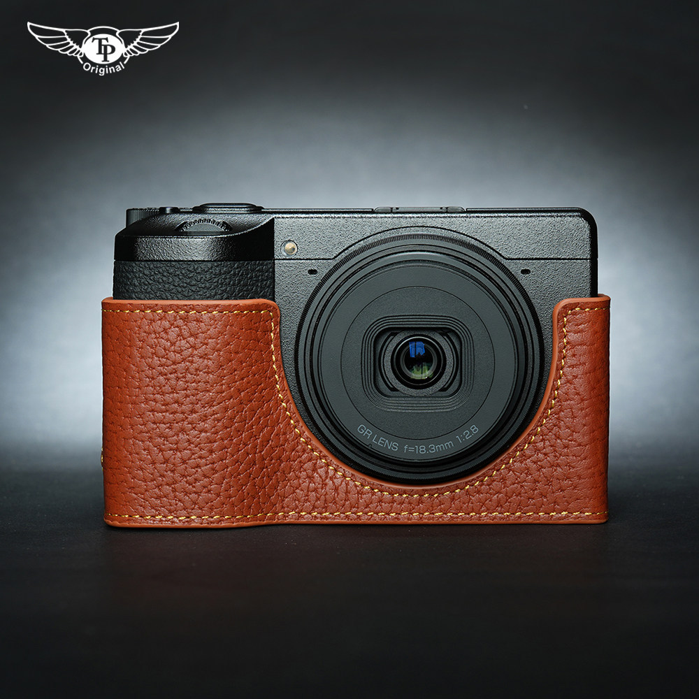 ไต้หวัน TP Rico GR4 เคสหนัง GRiv กระเป๋ากล้อง GR4 เคสหนังแท้อุปกรณ์เสริม Handmade Cowhide Handle
