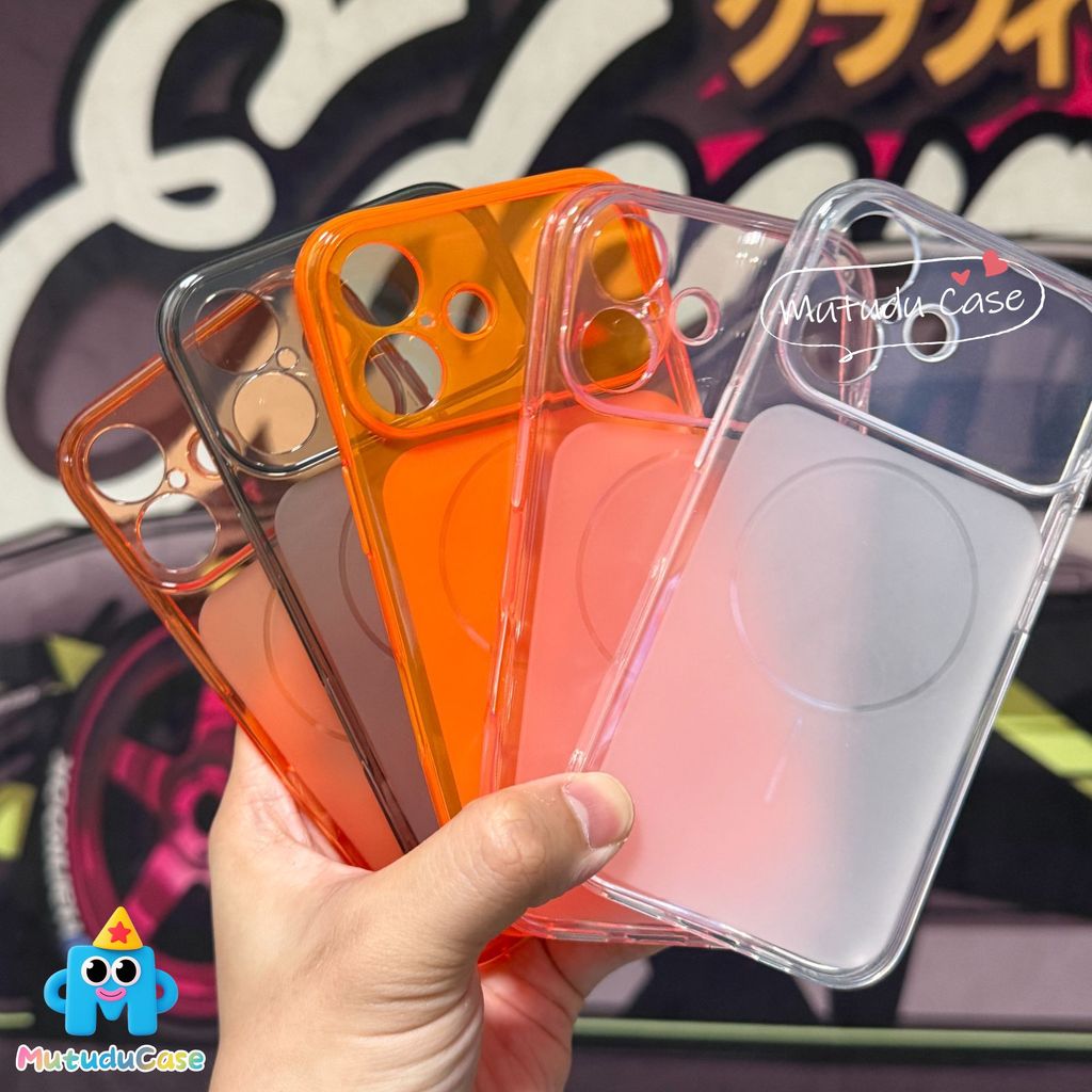 เคสไอโฟน 17 AIRเคสแม่เหล็กคอนนิ่ง โปร่งสวย ทนทาน สไตล์ฮิต เข้ากันได้กับIPhone 15 16 17 11 12 13 14 Pro Max 14 15 16 Plus