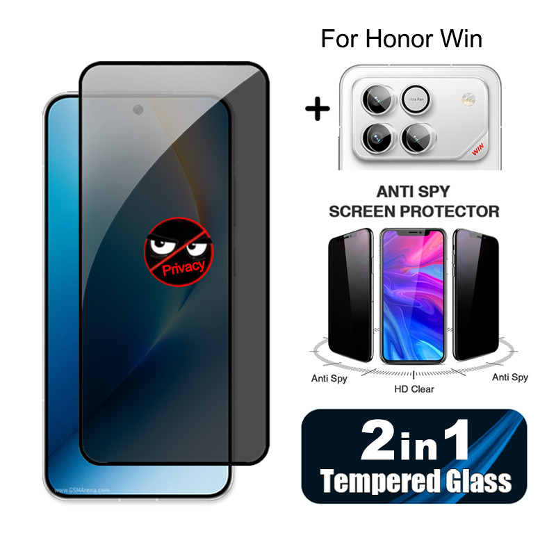 Honor Win Anti-Spy Screen Protector สําหรับ Honor Win RT Power 2 500 Pro 600 Lite X9d X7d X6d X8d X6