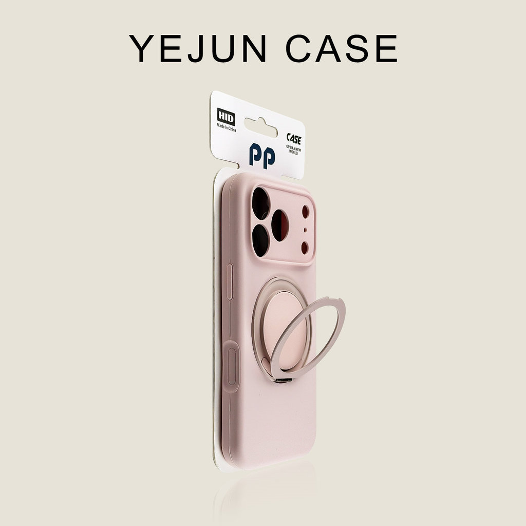 หรูหรา Magnetic Jelly Liquid Spin Bracket ขาตั้งเคสโทรศัพท์สําหรับ iPhone 14 15 16 17 Pro Max Air ซิลิโคนป้องกันกลับกรณีฝาครอบ