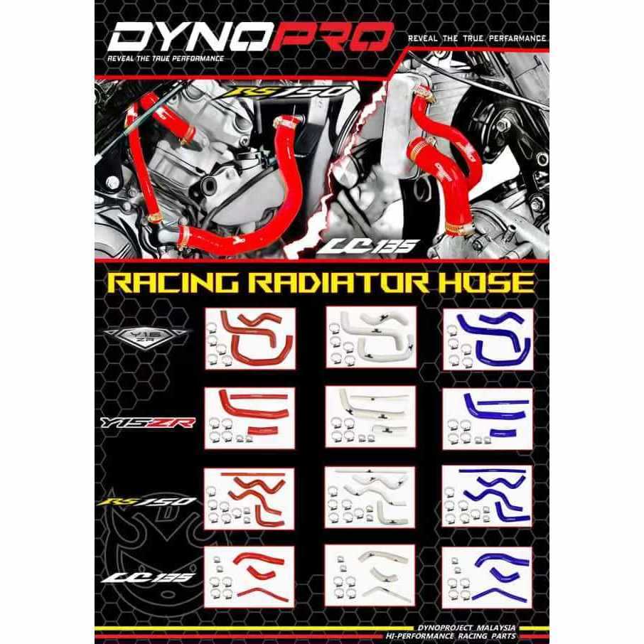 DYNOPRO COOLANT RADIATOR ท่อซิลิโคน Y16ZR Y15ZR LC135 LC 135 Y16 Y15 RS150 RSX NVX155 NMAX XMAX RACI