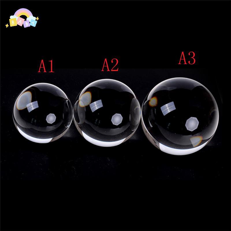[BB-t] 60/70/80 มม. Contact Juggling Ball Magic Tris Crystal Ultra Clear Ball ใหม่