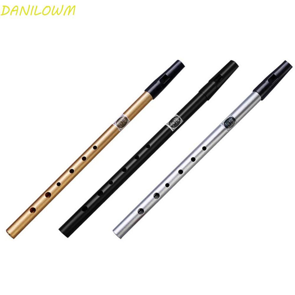 DANILOWM Ireland ขลุ่ยโลหะเครื่องดนตรีมืออาชีพ Irish Whistle C/D Tone C/D คีย์ดีบุก Penny Whistle