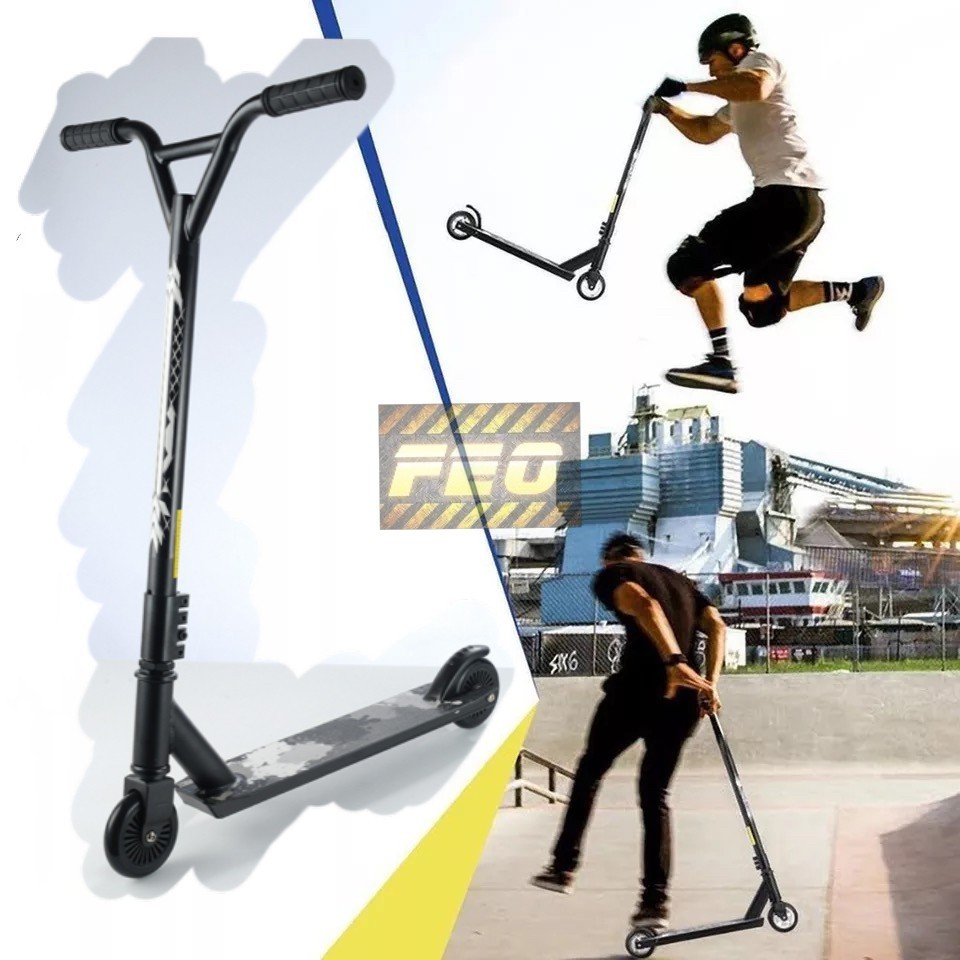 HOT FEO Extreme Scooter Pro สกู๊ตเตอร์ความเร็วสูง Freestyle Surfing Trick Stunt