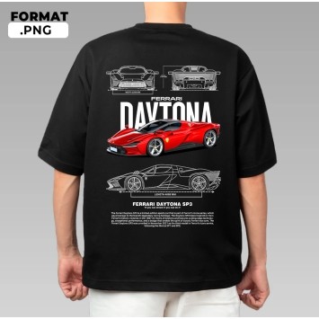 เจอร์ซีย์เสื้อยืด Ferrari Daytona Sp3