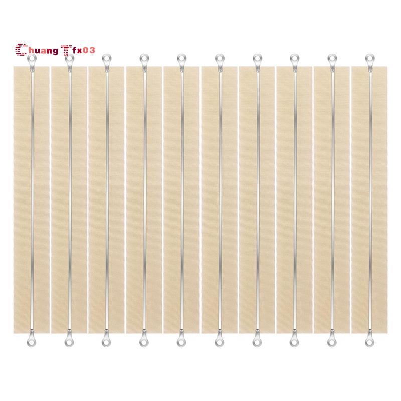 Chuangtfx0310pcs Impulse Sealer อะไหล่,ผ้าซีลความร้อนแถบ Square Elements Grip Impulse Sealer ชุดซ่อม