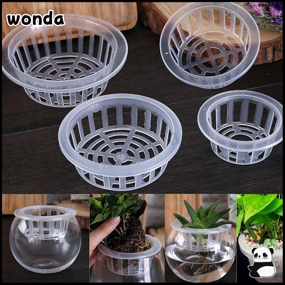 WONDA ตะกร้าวัฒนธรรมพืช 2 ชิ้น ถาดตู้ปลา พลาสติกทนทาน