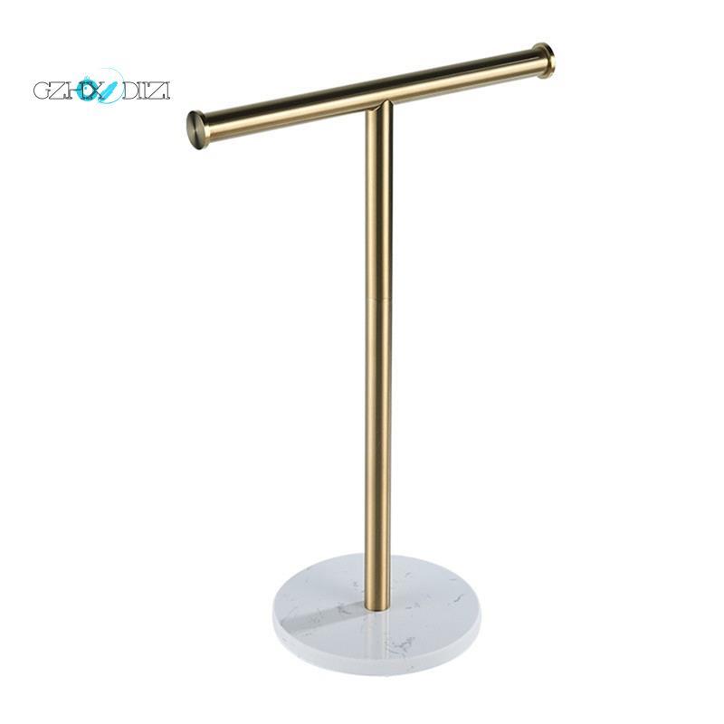 GzhxdiiziT-Shape Hand Towel Stand พร้อมฐานหินอ่อนสําหรับห้องน้ําเคาน์เตอร์ชั้นวางกระดาษทิชชูผู้ถือเช