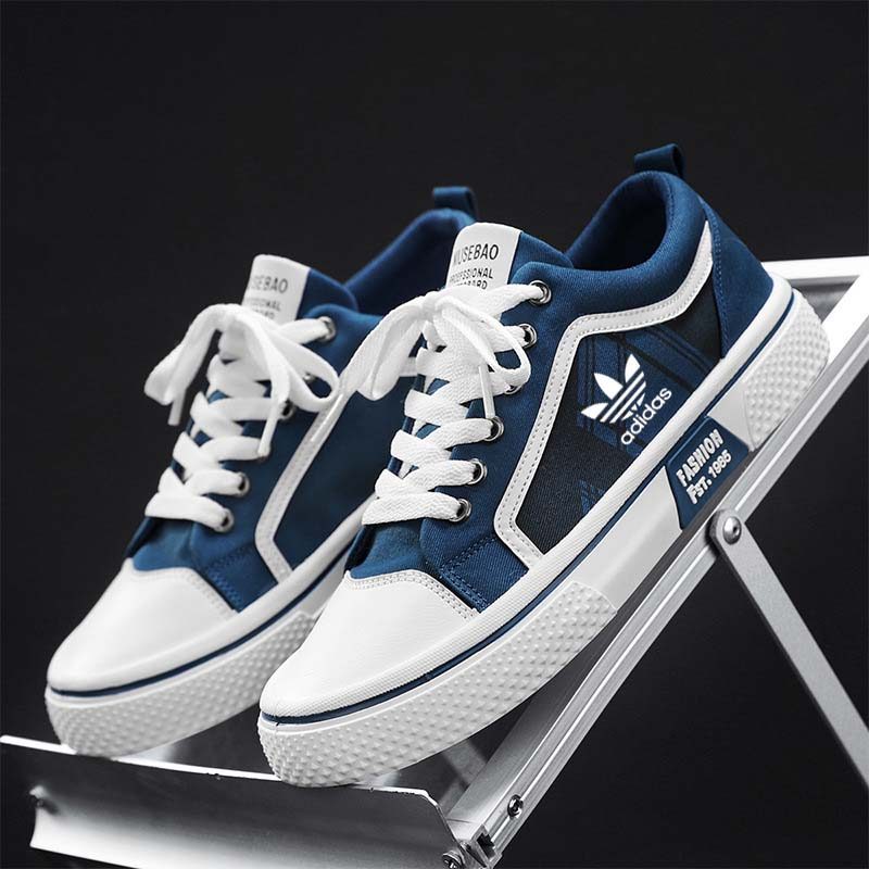 ขนาด 38-48 รองเท้าผ้าใบผู้ชายรองเท้าผ้าใบลําลองคลาสสิกสําหรับผู้ชายแฟชั่นรองเท้าบอร์ดกันลื่น