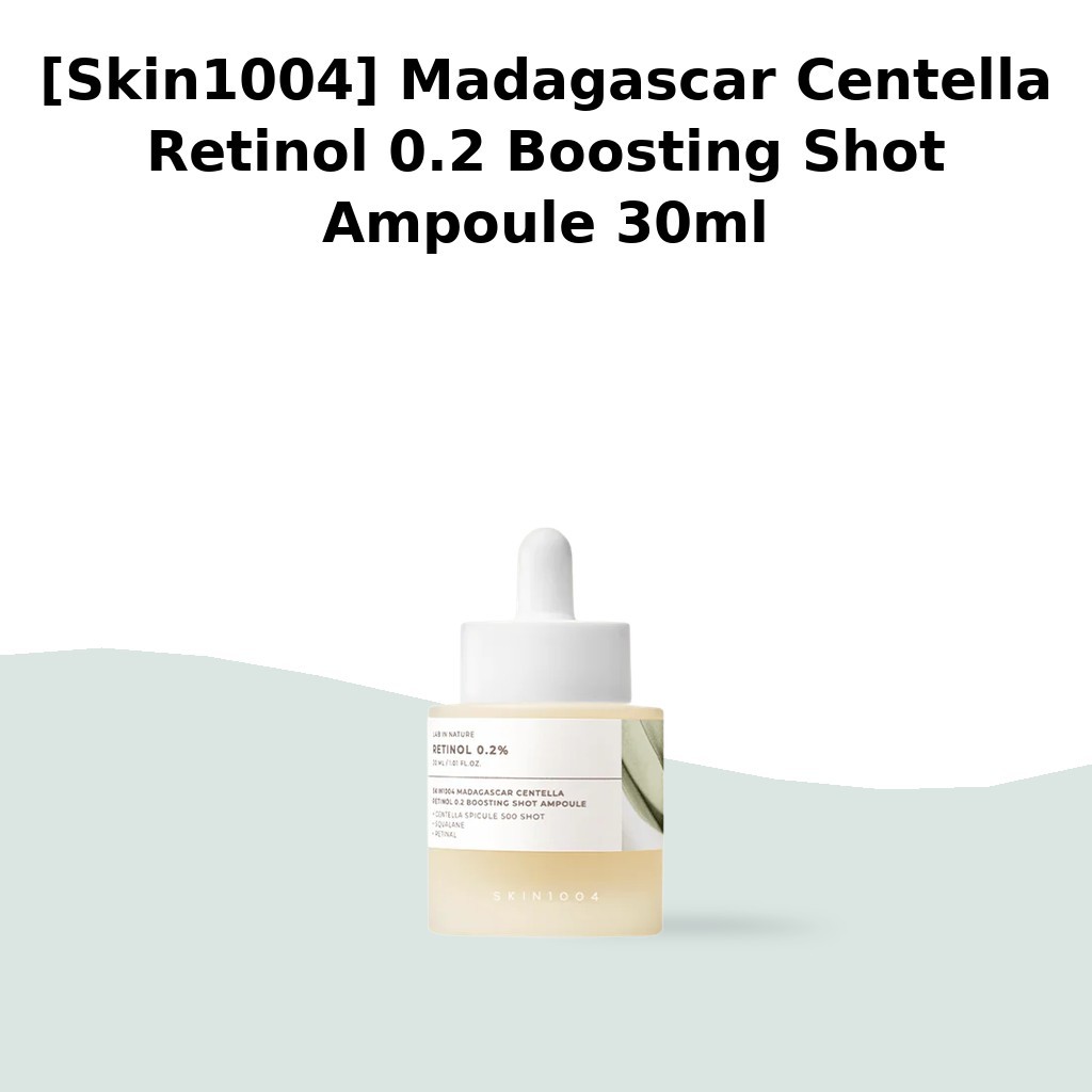 [Skin1004] Madagascar Centella Retinol 0.2 Boosting Shot Ampoule 30ml / Korean Ampoule / Retinol Boo
