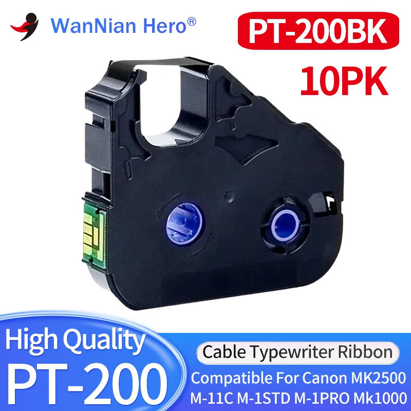 10/5PCS LB-200BK MK-RS100B PT-200BK สําหรับเครื่องพิมพ์สาย Canon Mk2600 Mk2500 Mk2100 Mk2000 Mk1500 