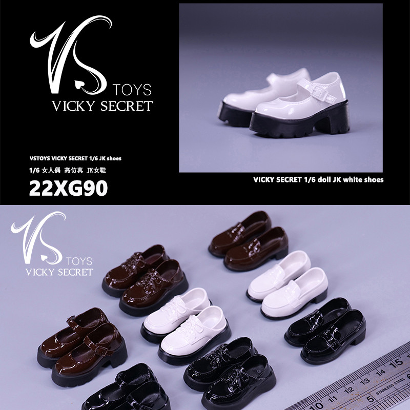พร้อมสต็อก เทียบกับทอยส์ 1/6 เจเค เครื่องแบบรองเท้าผู้หญิงชุดนักเรียนรองเท้ารุ่นเหมาะสําหรับทหารหญิงตุ๊กตายางร่างกาย