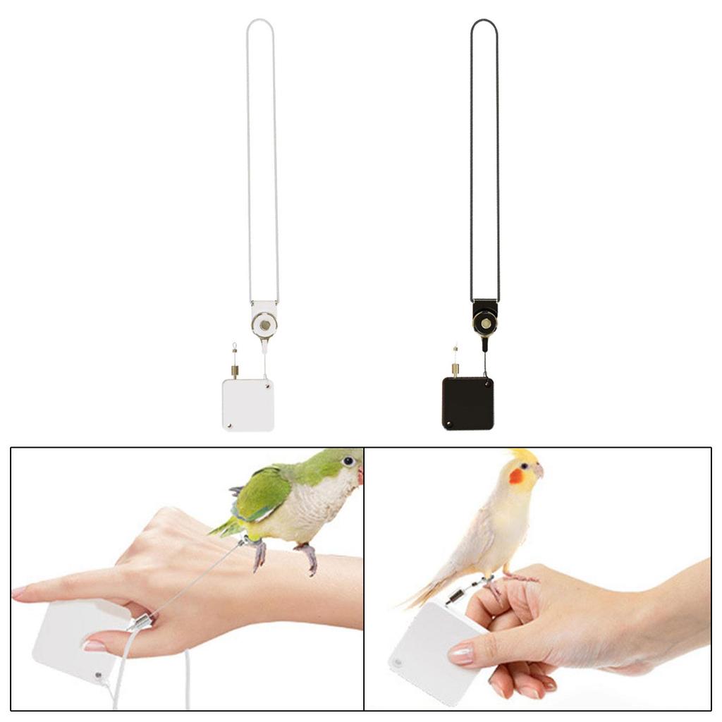[mibum01eb] สายจูงสายรัดนกนกอุปกรณ์เสริมง่ายต่อการควบคุม 210 ซม. หดอัตโนมัติสําหรับ