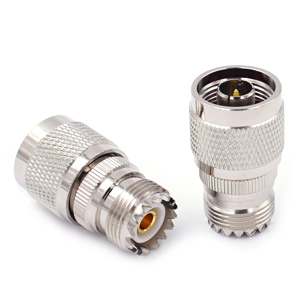 N Type Male to UHF SO239 PL-259 ขั้วต่ออะแดปเตอร์โคแอกเซียล RF ตัวเมีย