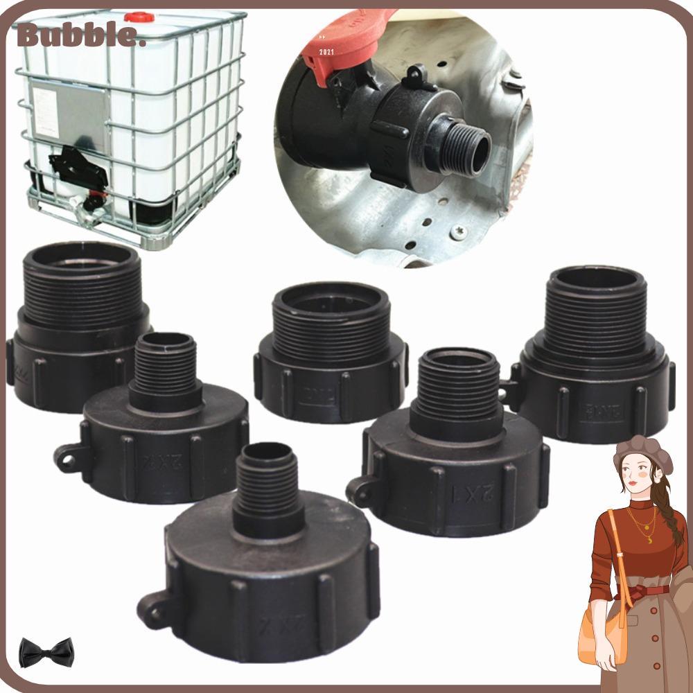 ฟอง IBC ตันตัวเชื่อมต่อบาร์เรล, อุปกรณ์เสริม IBC IBC อะแดปเตอร์ถัง, ตัวเชื่อมต่อน้ําสวน Fitting พลาสติก Fine ด้ายท่อเชื่อมต่อถังน้ํา