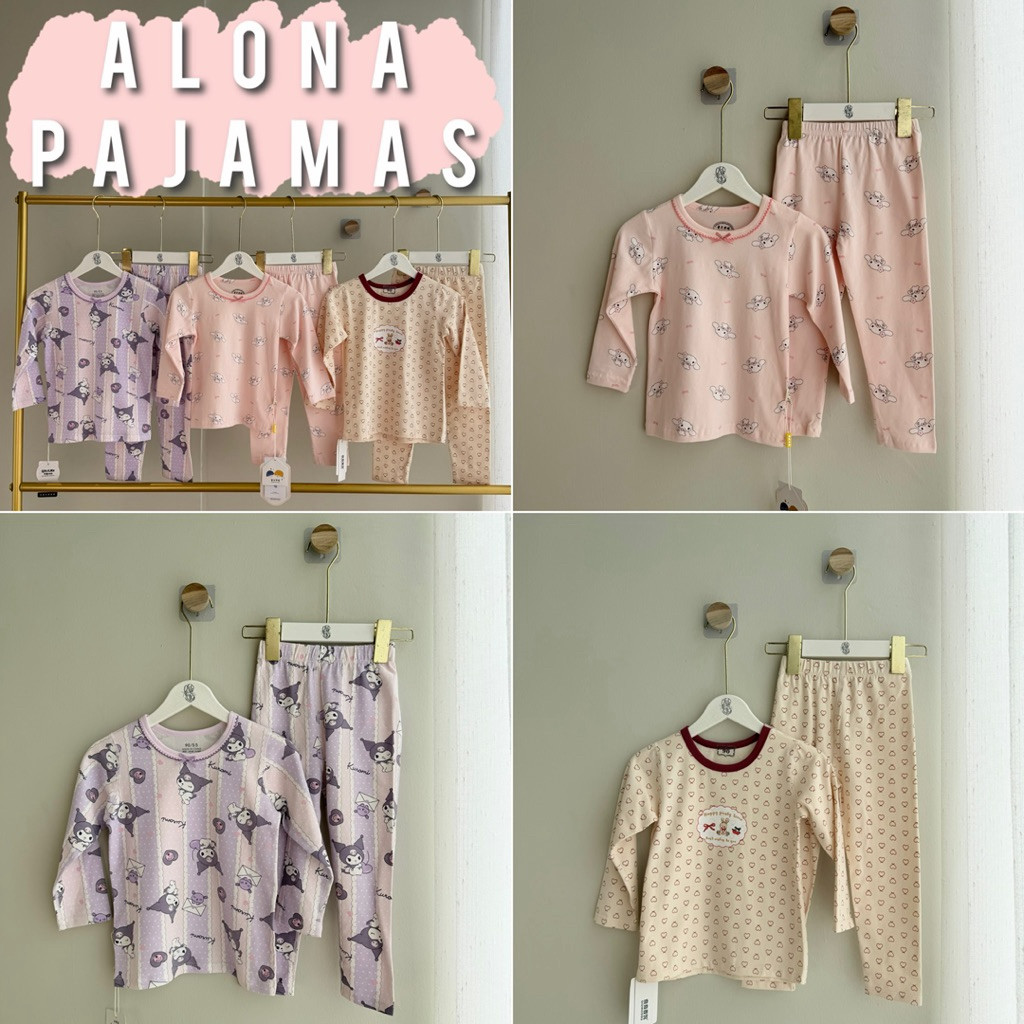 ชุดนอน Alona | เด็กผู้หญิง pajamas | ชุดนอนเด็กพรีเมี่ยม | เด็กผู้หญิง pajamas