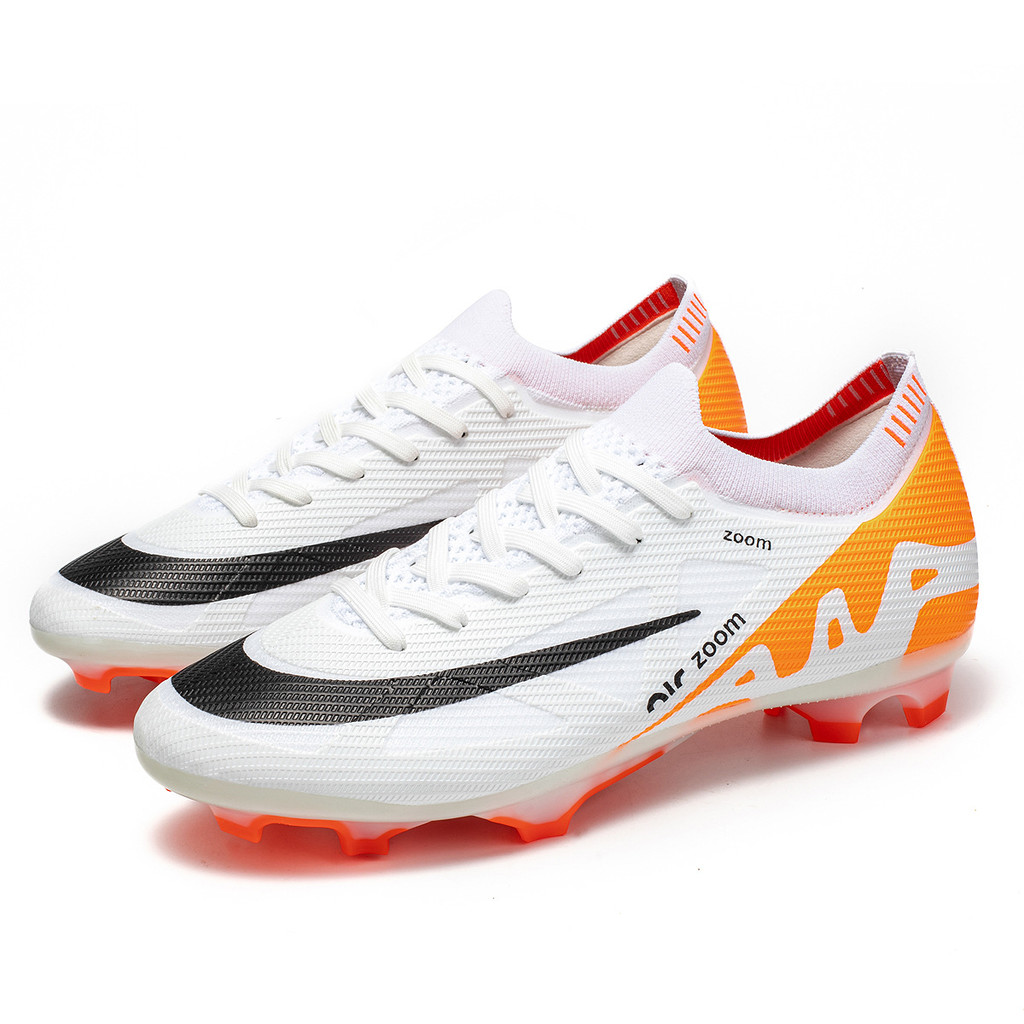 Low-Top Mens Womens Football Boots AG Spike Competition Football Boots TF Childrens Outdoor Sports S