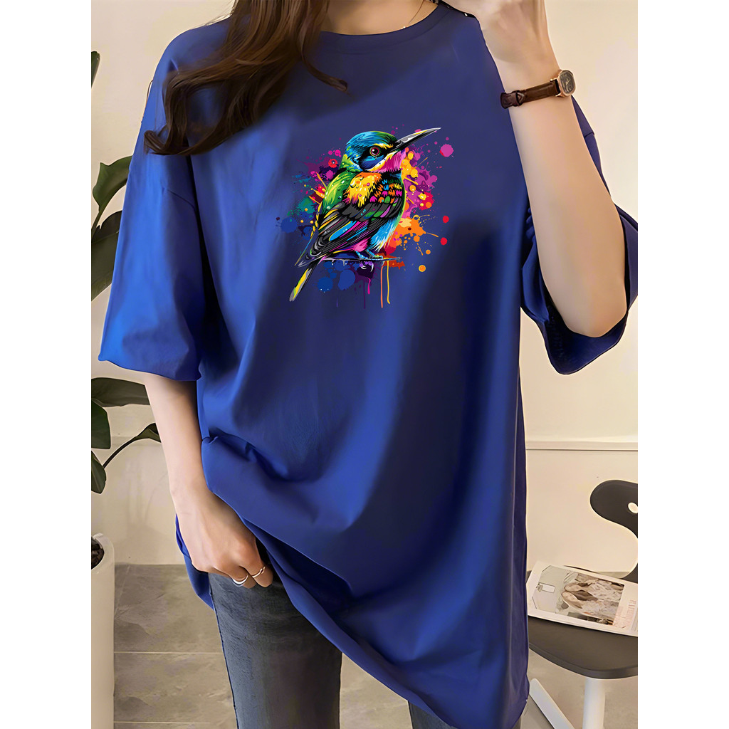 2G8103 TShirt เสื้อผ้าผู้หญิง T เสื้อ Plus ขนาด TShirt เสื้อยืดผู้หญิงเสื้อ Leisure รอบ