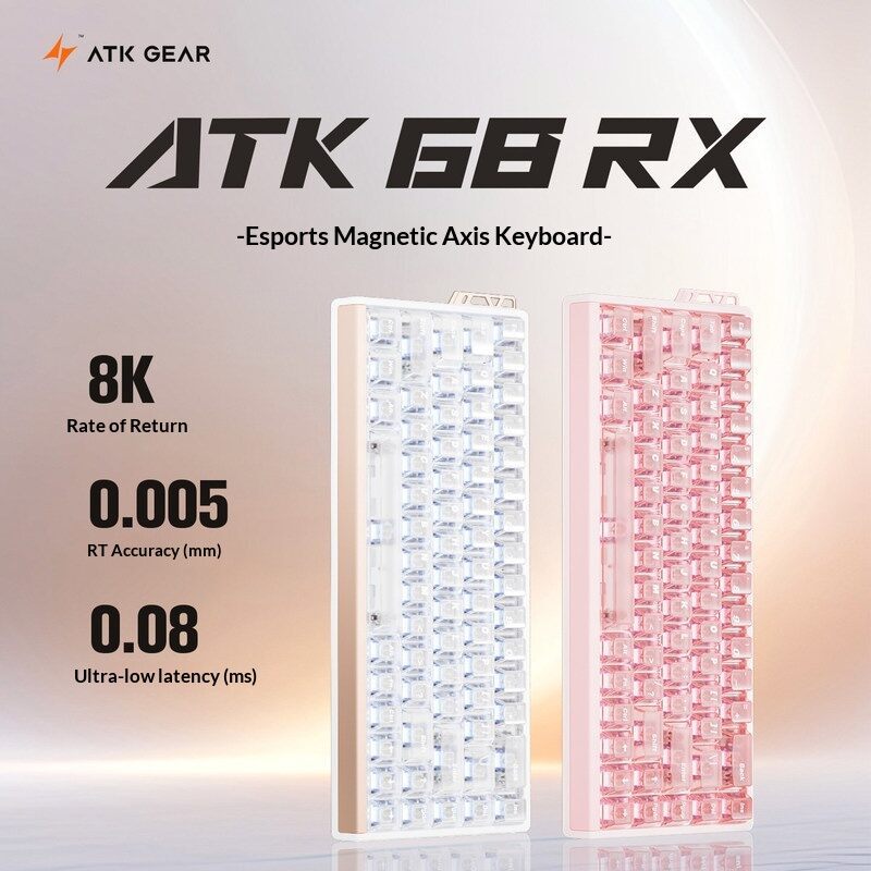 ATK 68RX Magnetic Axis Wired Universal Gaming Keyboard Self Developed Solution 0.08ms Ultra Low Late