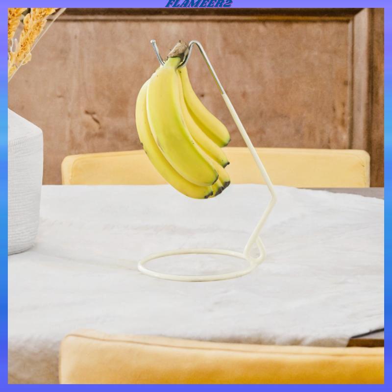 [Flameer2] Banana Tree Stand Hook Modern Banana Rack Hanger สําหรับเคาน์เตอร์ครัว