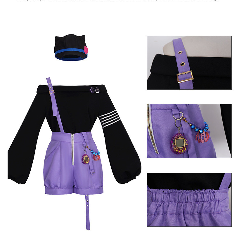 Project SEKAI PJSK Shiraishi An cosplay costume, An-chan's regular outfit, Tamagotchi cosplay women'