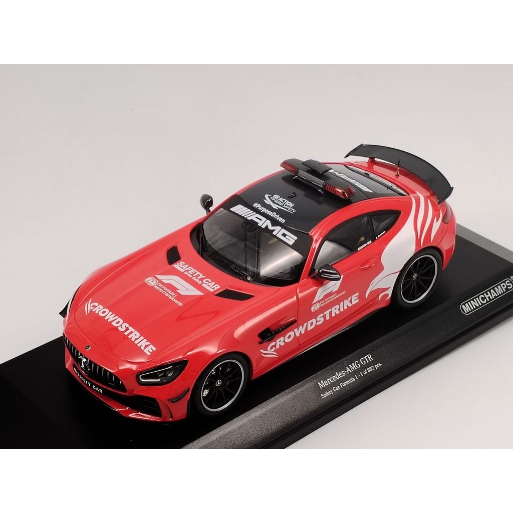 [คลังสินค้าพร้อม 1] MINICHAMPS 1/18 Mercedes-Benz AMG GT-R F1 Safety Car 2021 Red Coating Price 929 