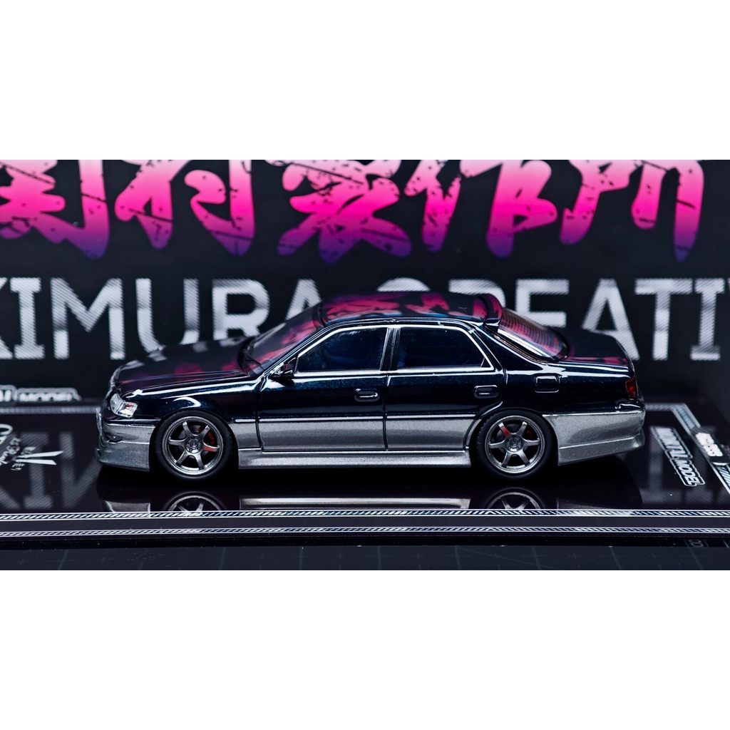 [คลังสินค้าพร้อม 1] Mortal Guancun JZX100 Cresta Green Foshan Limited 1/64 Foshan Exhibition Limited
