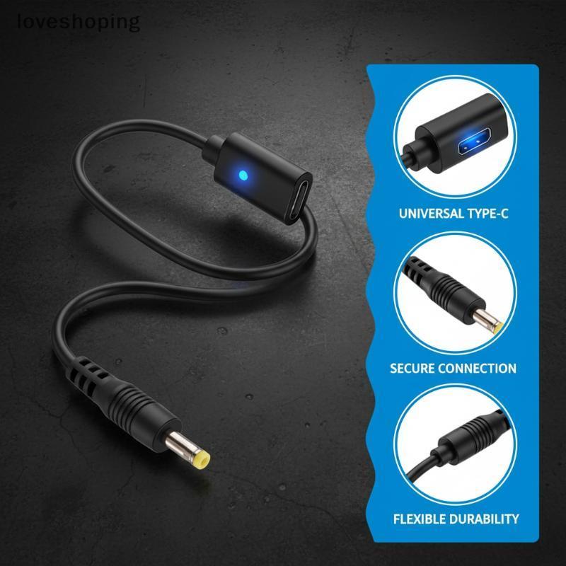 [LS] 1/5 ชิ้นประเภท C LED แปลงสาย USB C สําหรับ PSP1000 2000 3000 คอนโทรลเลอร์อะแดปเตอร์ชาร์จเกมคอนโ