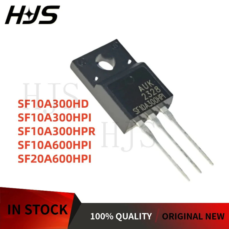 10 ชิ้น/ล็อตคุณภาพ SF10A300HD SF10A300HPI SF10A600HPI SF20A600HPI SF10A300HPR TO-220F ทรานซิสเตอร์ m