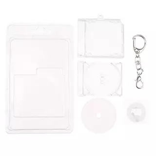 [Sep-t] 1 ชุด Mini NFC Functional CD Disc Case Key Chain อุปกรณ์ต่อพ่วงอัลบั้มที่ระลึก Key Holder สําหรับ DIY Bapa จี้