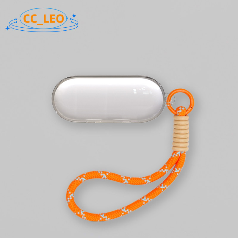 for Sony WF-C510 Case Clear Soft Case with Cute Lanyard Suitable for Sony WF-C510 Clear Case Protect