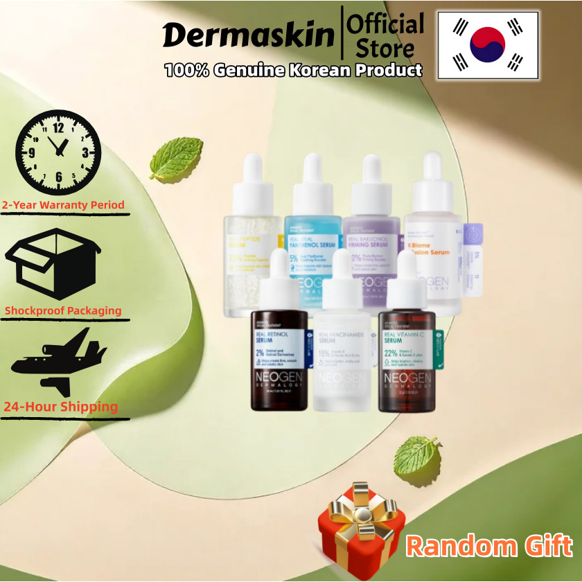 [NEOGEN DERMALOGY] Skincare Essence-Bakuchiol/Real Hyal Panthhenol/V.Biome Infusion/Peptide/Retinol/