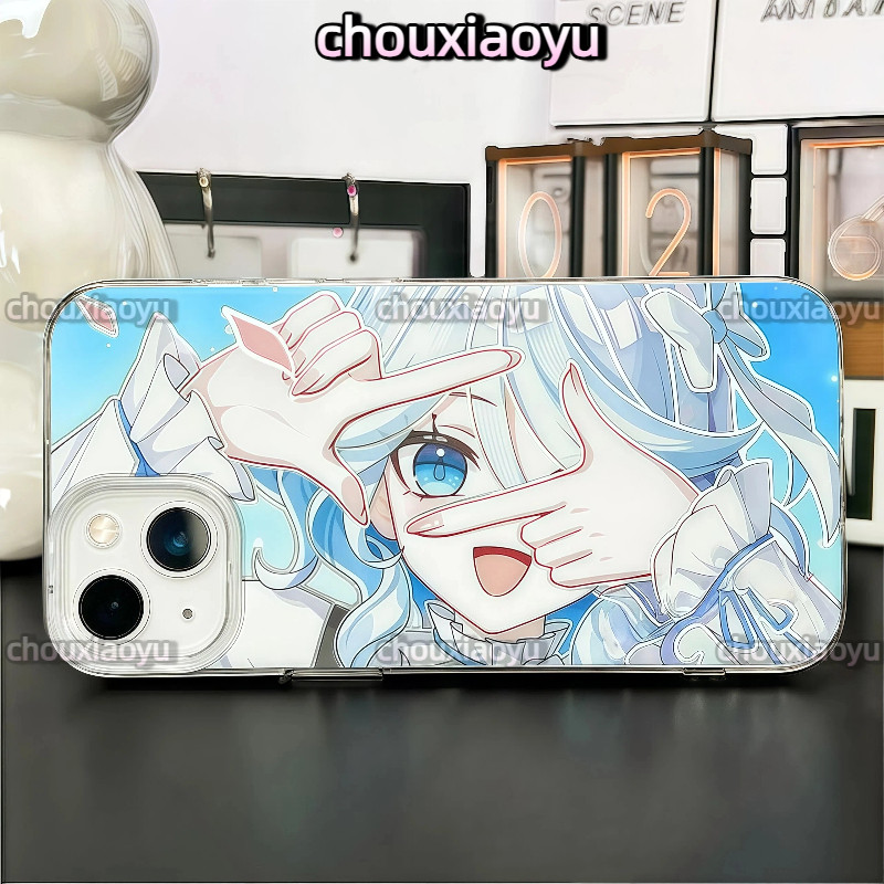 เหมาะสําหรับ Redmi note 15 14 13 5G Xiaomi 17 Pro Max Poco M8 X8 Pro X6 X5 F8Pro F7Ultra F6 F5 เคสโทรศัพท์ Furina อะนิเมะ Feather Gauze