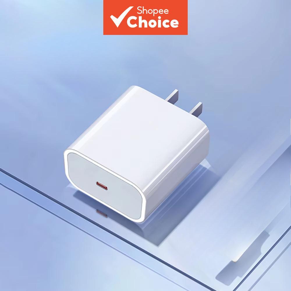 US Plug 20W PD USB C Fast Charger สําหรับอุปกรณ์เสริม iPhone iPad