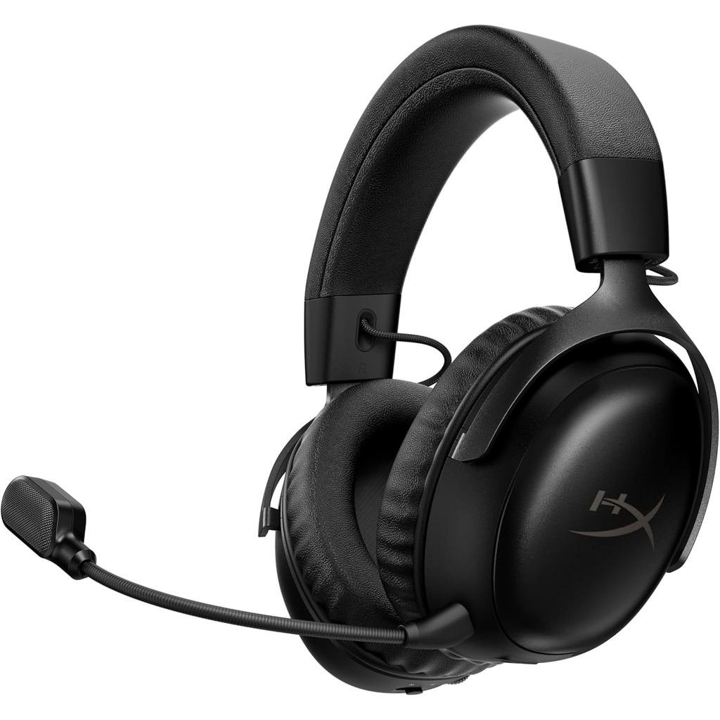 HyperX Cloud III S – ชุดหูฟังเล่นเกมไร้สายสําหรับหลายแพลตฟอร์ม 2.4GHz บลูทูธ อายุการใช้งานแบตเตอรี่บ