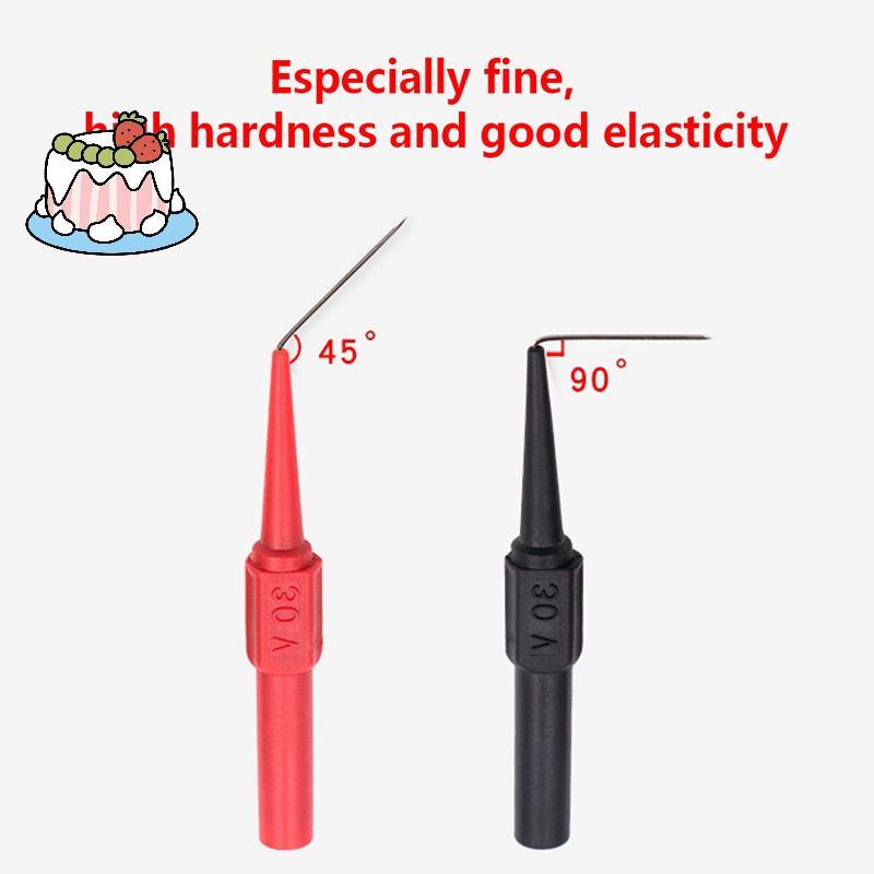 [Sep-t] 30V เครื่องมือวินิจฉัยมัลติมิเตอร์ทดสอบตะกั่ว Extention Ba ปลายเข็มเจาะ