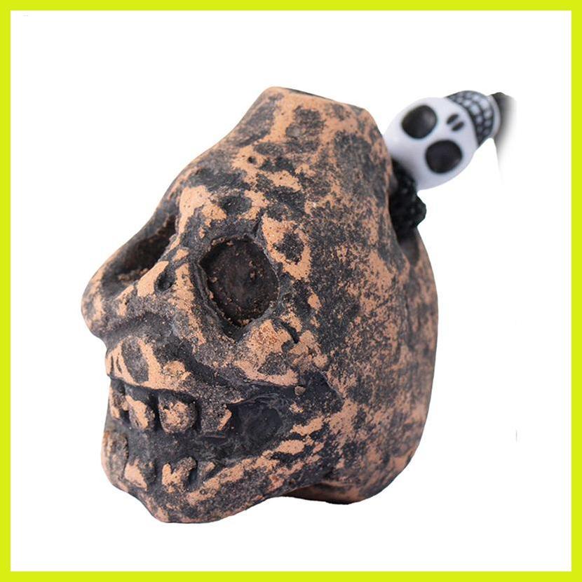 Aztec Whistle กรีดร้องเสียง Aztec Death Whistle Ghost Scream จี้และที่ระลึกสําหรับ decfeyeth