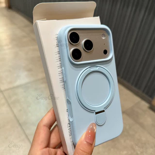 ซิลิโคนวงเล็บแม่เหล็กรวมปุ่มรวมทุกอย่างเคสของเหลวนุ่มสําหรับ ไอโฟน 17 16 15 14 โปรแม็กซ์ กันลื่นและป้องกันการตกกระแทกฝาหลัง